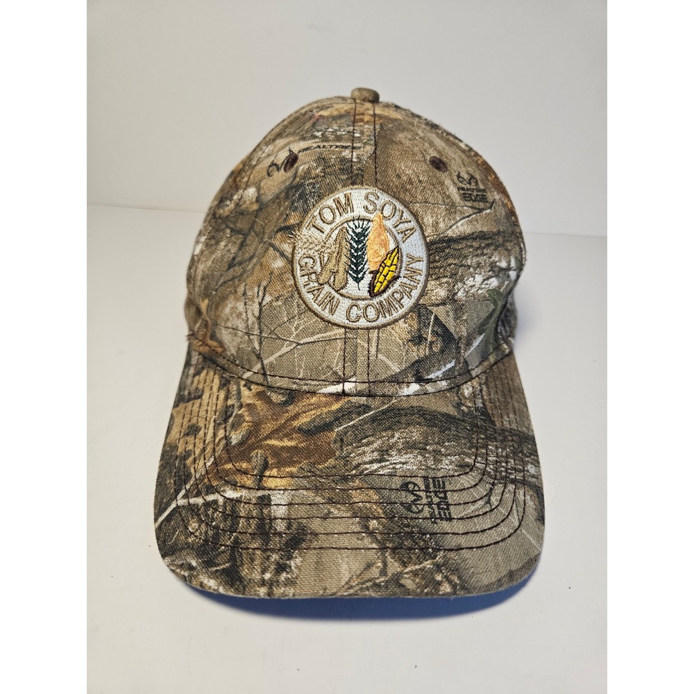 Paramount Apparel Tom Soya Grain Company Realtree Edge Camo Baseball Hat OSFA